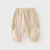 David Bella children's knitted cropped pants summer outfit new boys' pure cotton pants baby mosquito proof pants