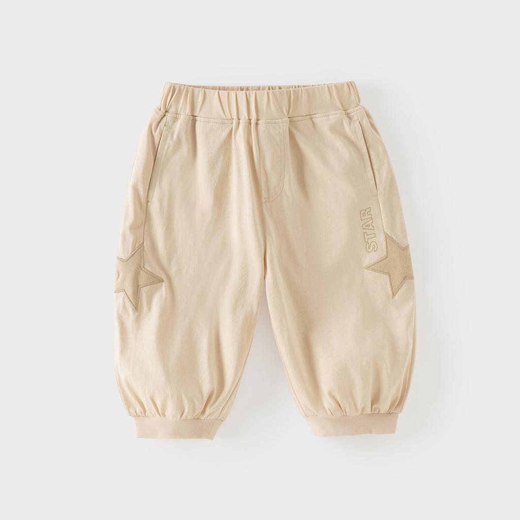 David Bella children's knitted cropped pants summer outfit new boys' pure cotton pants baby mosquito proof pants