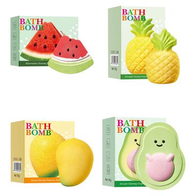 Frucht Badebomben - Duftende Spa Fizzies für Schaumbad, Whirlpool & Weihnachtsgeschenke