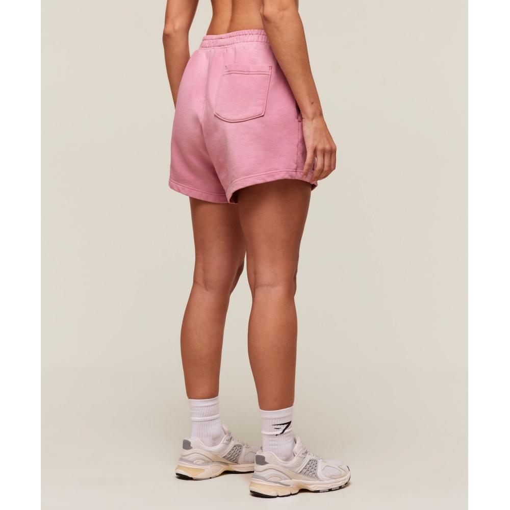 Gymshark Summer Tie Dye Graphic Shorts Sunset Pink Wash B3b7v Kcsz