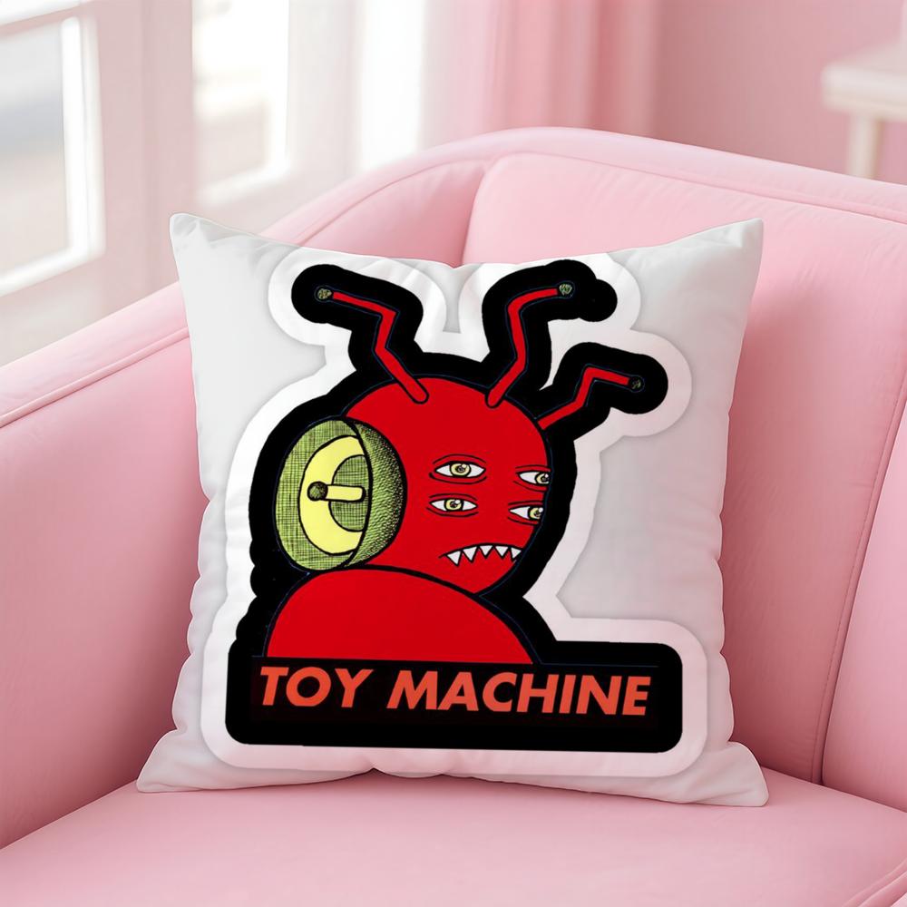 Brand T-Toy MachineS Skate Cushion Cover Comfortable Reversible Pillow Cover Ideal for Car Sofa Bedroom & Beyond