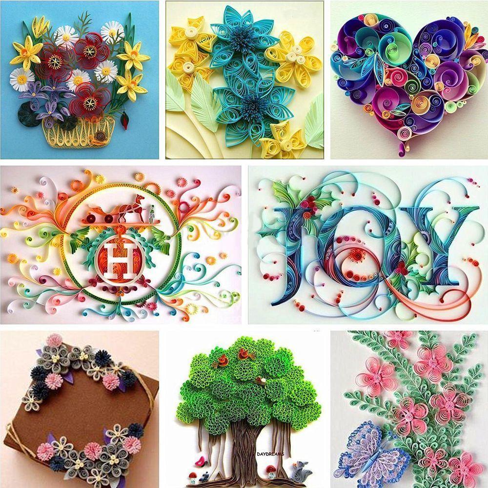 Quilling Paper for DIY Hand Craft, Monochrome Origami Paper, Home Party Event Decor, Handmade Christmas Gift, 120 Stripes, 3mm