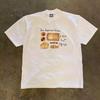 Pure Cotton Short Sleeve Tshirt Double Thread Loose Fit Unisex Breathable Summer Fashion Round Neck Graphic Print Top