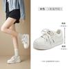 Augustine platform white shoes women's 2025 spring new fashion casual muffin board shoes small sports shoes