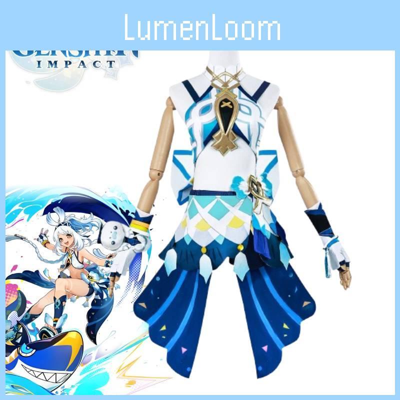 Adorable Marani Cosplay Costume For Genshin Impact Featuring Cute Fresh Style And Accessory Set