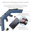 Desk Extender Clamp Mount Width X Depth Cm Compatible with Tabletop Thickness To Cm Steel Arm Wrist Rest Keyboard Mouse Stand Aftermarket Desk Table