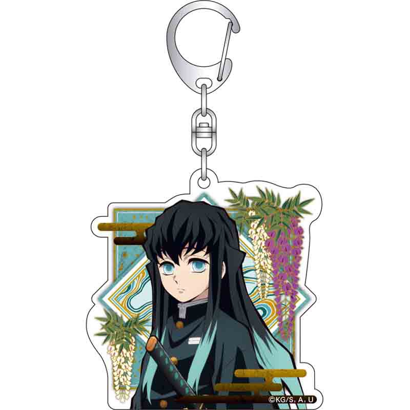 Demon Slayer Durable Keychain Acrylic Anime Cartoon Accessory Tanjiro Nezuko Pendant Charm Bulk Now Available Beautiful Design