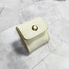 1/3Pcs Jewelry Storage Bag Earring Organizer Solid Color Mini Size Portable Foldable Travel Jewelry Organizer Case with Buckle