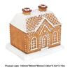 Christmas Cabin Incense Burner Resin Cottage Incense Burner Ornament Creative for Table Centerpiece Decor