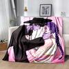 KPOP Hunter Flannel Blanket Soft Warm All-Season Throw, Design for Camping, Car Travel, Hiking Sofa, Bed, Office Perfect Gift for Parties