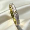 Traditional Floral Filigree Flower Bangle Enamel Women's Hand Bracelet  Jewelry Gifts