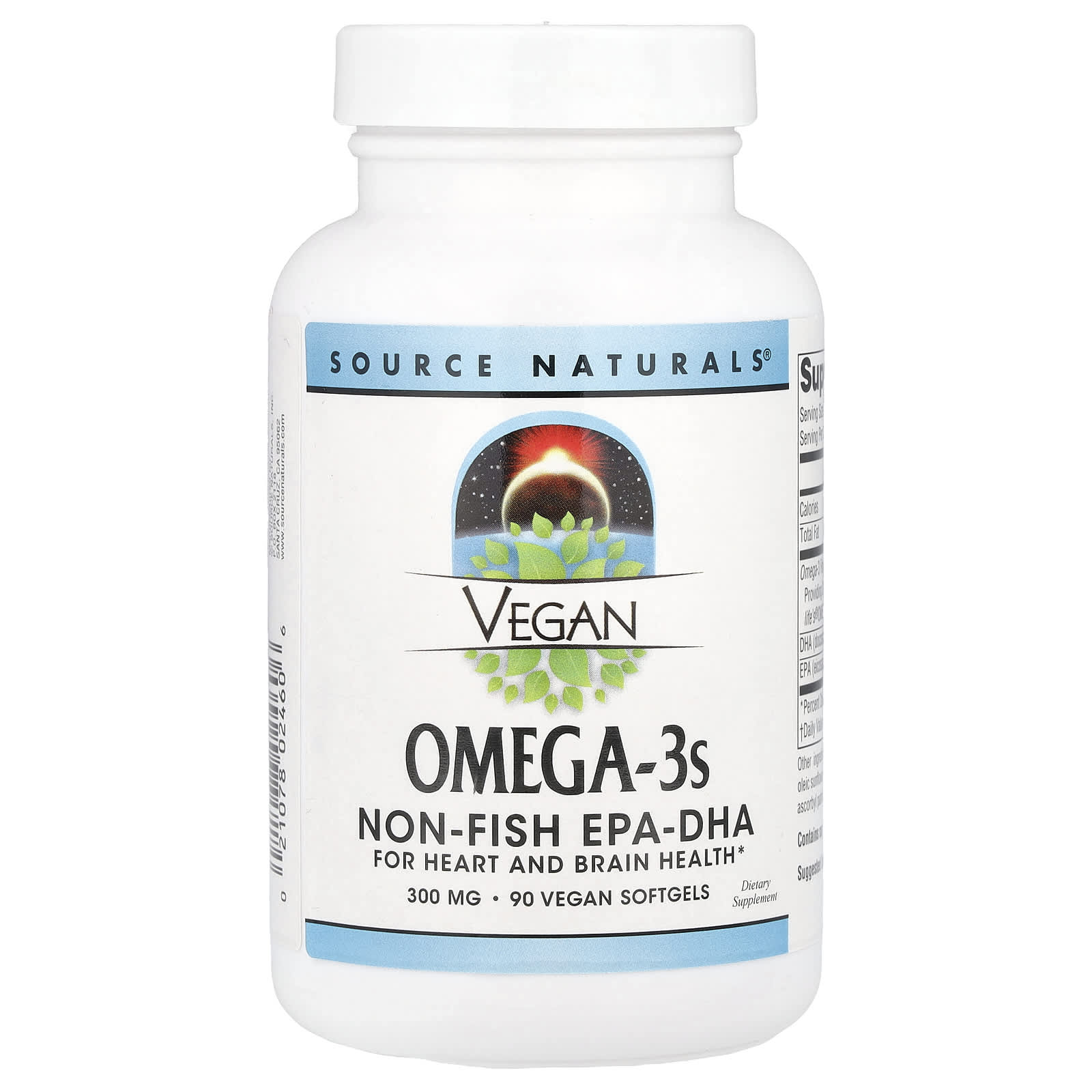 

Vegan Omega 3, 600Mg, 90 Vegan Softgels (300Mg per Capsule)