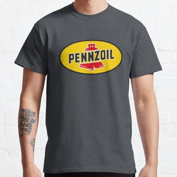 Pennzoil old logo Retro Shirt Classic Tee T-Shirt Made in the US S