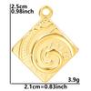 6pcs Ocean Series Sea Wave Fish Tail Shell Pendant Animal Octopus Elephant Stainless Steel Charms For Jewelry Making Accessories