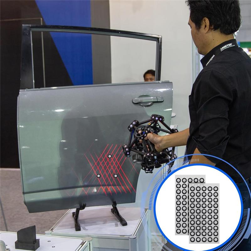 ABWR-Hand-Held 3D Scanner 1000 Points 3D Scanning Marks Reflective Target Point Detection Inside 6 Mm Outside 10 Mm