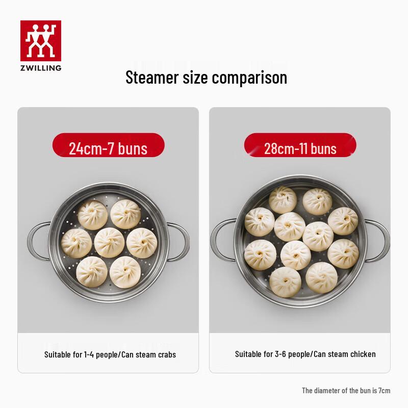 Zwilling NovaPlus 304 Stainless Steel Steamer Set 24cm