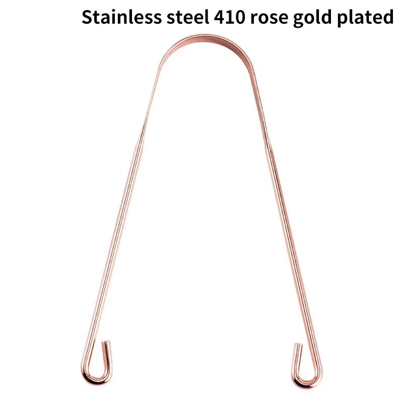 Pure Copper Tongue Scraper 1Pc Oral Cleaner Brush Fresh Cleaning Hygiene For Men And Women High Quality 3 Styles