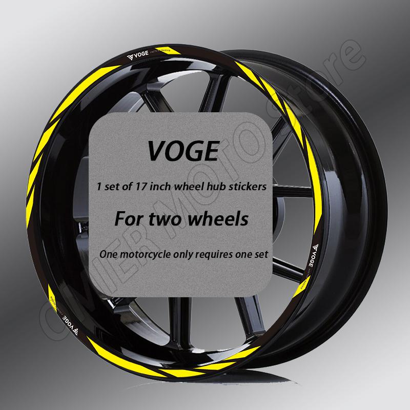 

17-дюймовая светоотражающая наклейка на диск колеса мотоцикла Для VOGE 250RR 300RR 500AC 525R 500DS 650DS VOGEWLP22A