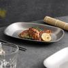ZISIZ American Gold Tinplate Platter for Steak & Snacks