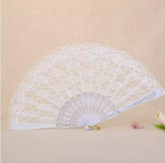 

Эксклюзив для новичков: Ретро кружевной складной танцевальный веер в стиле ханьфу
