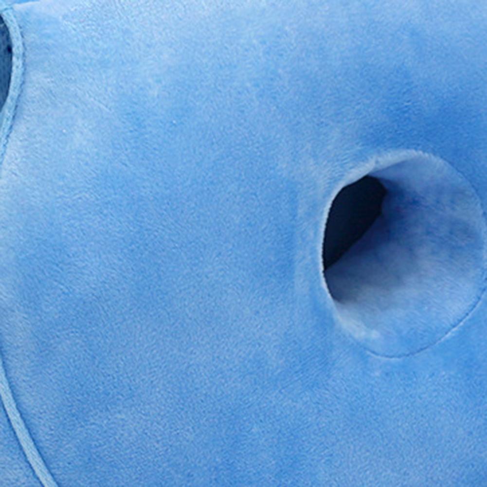 Dual Comfort Seat Cushion Memory Foam Hip Lift Seat Cushion Orthopaedic Memory Foam Support Cushion for Coccyx Sciatica