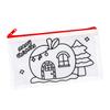 Kids' Christmas Doodle Pencil Case: DIY Painting & Stationery Gift