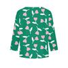 Children's Long Sleeve Tops Casual Print T Shirt Round Neck Pullover Blouse