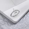 Design Sense Zircon Aircraft Ring Light Luxury Niche Simple Fun Adjustable Bead Set Diamond Index Finger Ring