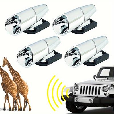 2 Stück Auto Hirsch Alarm Pfeife Gerät Tierhorn Alarmgerät Schutz für Rettung Hirsch Schallwellentechnologie Pfeife für SUV LKW Motorrad Fahrzeug