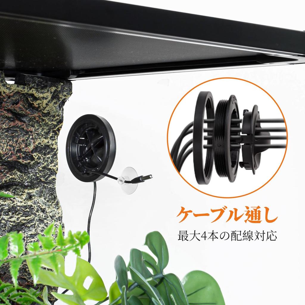 182L Reptile Cage Glass Terrarium Transparent Breeding Case Breeding Container Box Small Animal Cage Suitable for W90 X D45 X H45CM