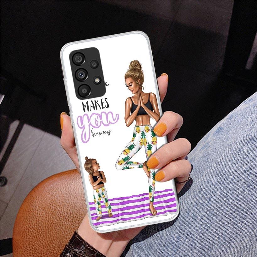 Mom Baby Girls Phone Case For Samsung Galaxy A17 A16 A15 A14 A13 A57 A56 A55 A54 A53 A37 A36 A35 A34 A33 A26 A25 A24 A23 Galaxy