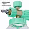 1 L Foam Cannon Car Foam Blaster Wide Neck Adjustable Snow Foam Lance Thick Foam for Pressure Washer with 1/4" Quick Connector