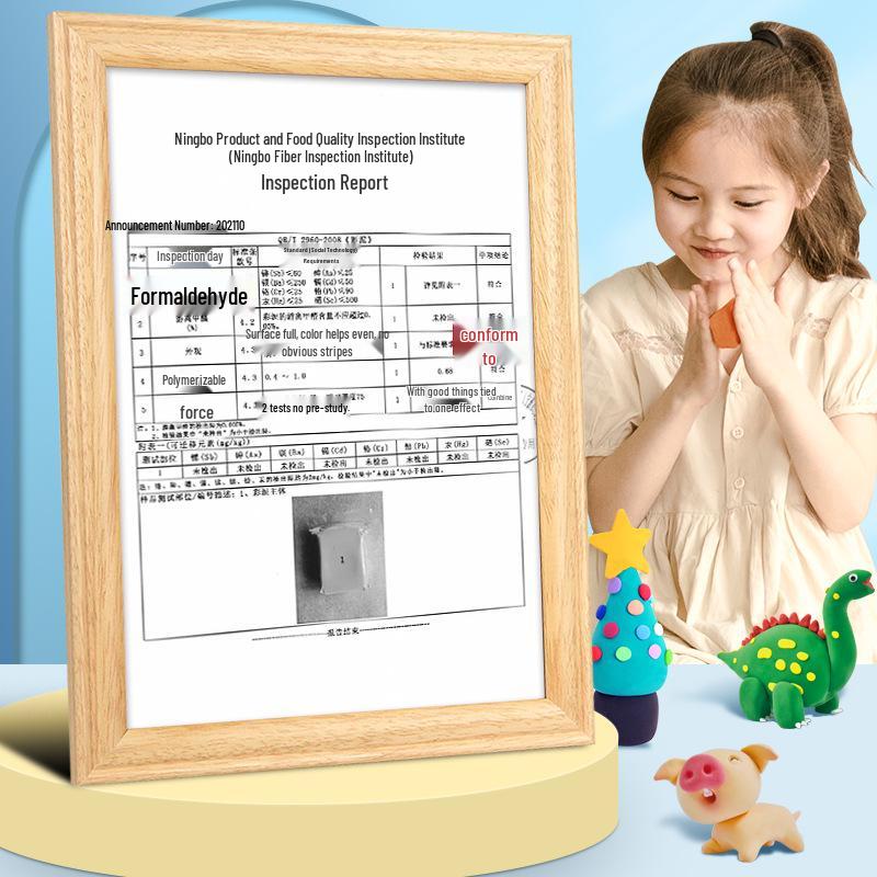 24-Color Large Pack White Clay Plasticine for Toddlers