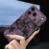 Moon Flower Pattern Phone Case Suitable for iPhone 17 16 15 14 13 12 11 Pro/Max/Plus Anti Drop and Shockproof Back Cover