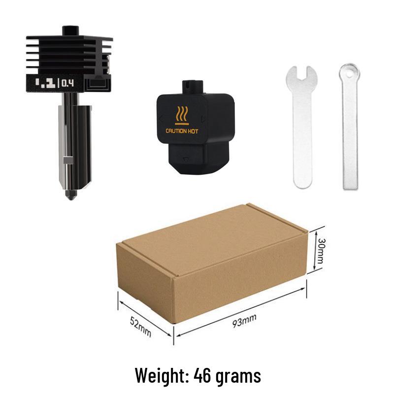 3D Printer Hardened Steel Nozzle - Tuozhu H2D Hotend, Compatible with H2SH2CA1mini