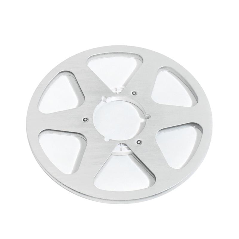 Lightweight Metal Reel 6 Hole Design 10.5Inch Empty Recording Tape Nab Hub Disk Aluminum Accessory