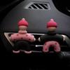 Creative Car Air Vent Aroma Diffuser Stone Minimalist Figurine Car Vent Decoration Ornament