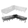Wall Mounted Sink Caddy Water Resistant Foldable Sturdy Versatile Shower Rack Shelf Organizer for Ba