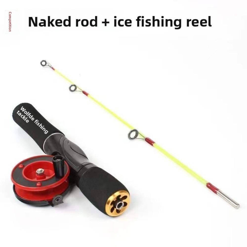 Carbon Material Ice Fishing Rods Ice Fishing Rod Set Retractable Ice Fishing Pen Pole Portable Design Ice Fishing Winter Season