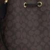 Coach Rowan 21 Bucket Bag Signature Canvas Women Drawstring Handbag With Detachable Pouch Shoulder Crossbody Fashion Gift CBH07-IMXAQ