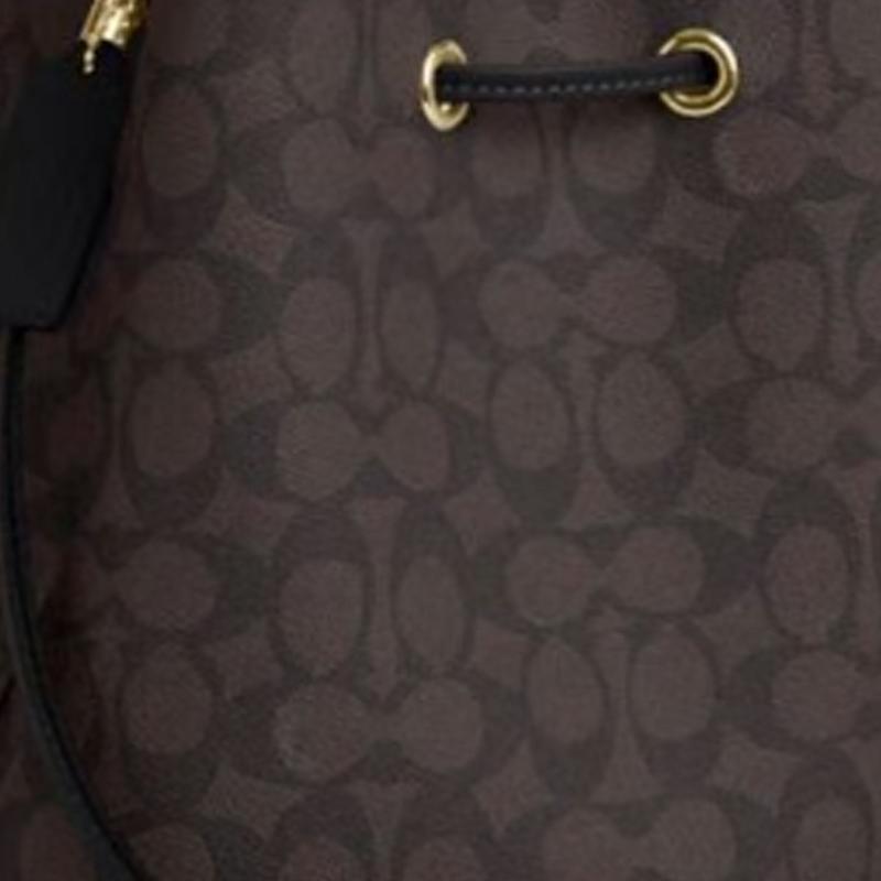 Coach Rowan 21 Bucket Bag Signature Canvas Women Drawstring Handbag With Detachable Pouch Shoulder Crossbody Fashion Gift CBH07-IMXAQ