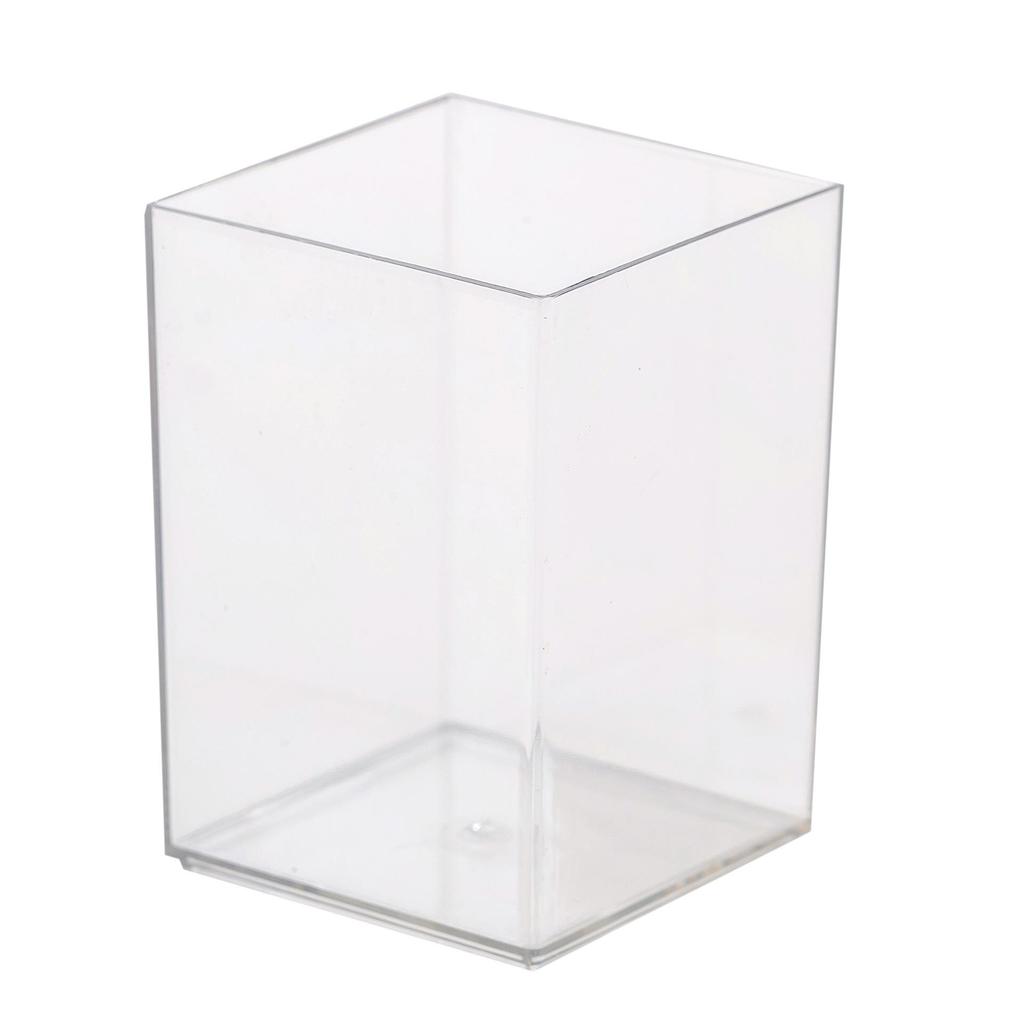 Creative Student MUJI Style Acrylic Pen Holder - Transparent Desktop Organizer