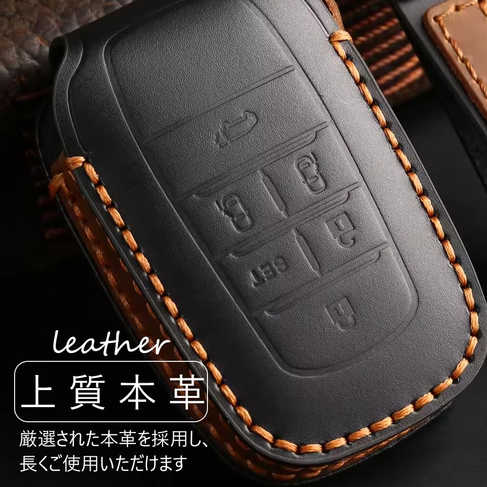 LEXLEY New Key Case for Toyota ALPHARD 30 Series 40 Series Genuine Leather 6