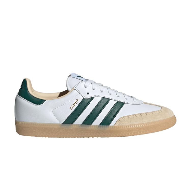 

adidas Samba OG White Collegiate Green Gum Unisex Sneakers Cloud-White JS3831 36