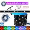 5V RGB Led Strip Lights 5050 1m 2m 3m 4m 5m 10m RGB Led Tape Multicolor Led Ribbon Strip 5v 10mm 18LEDs/m Rgb Led Lights