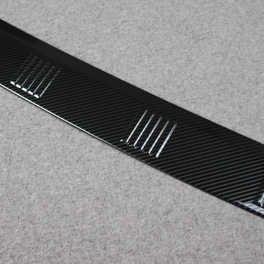 RUIQ Stainless Steel Rear Bumper Step Garnish Guard for Nissan T33 Designed Exclusively for Nissan Carbon Fiber X-Trail (July 2022) -