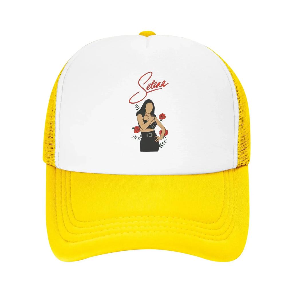 Afro Queen Singer Roses Selena Quintanill Summer Mesh Baseball Caps For Mens  Printing Female Beach Dad Hat Peaked Cap