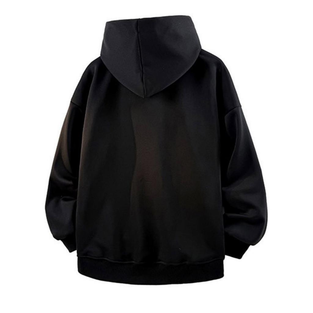 Felpa con cappuccio da uomo, larga, colorata, con cappuccio, taglia grande, alla moda, casual, sportiva, felpa con cappuccio, giacca
