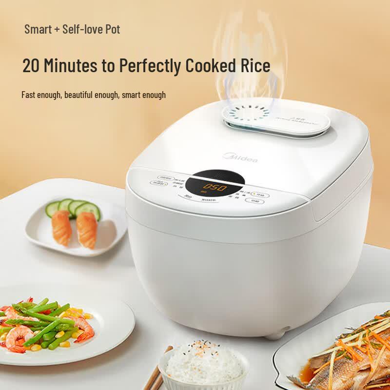 Midea 4L Electric Rice Cooker CN Plug (adapter Included)
