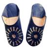 Sequined Babouche Bag Twilight Blue M [dear Morocco] // // (23.5 Cm)